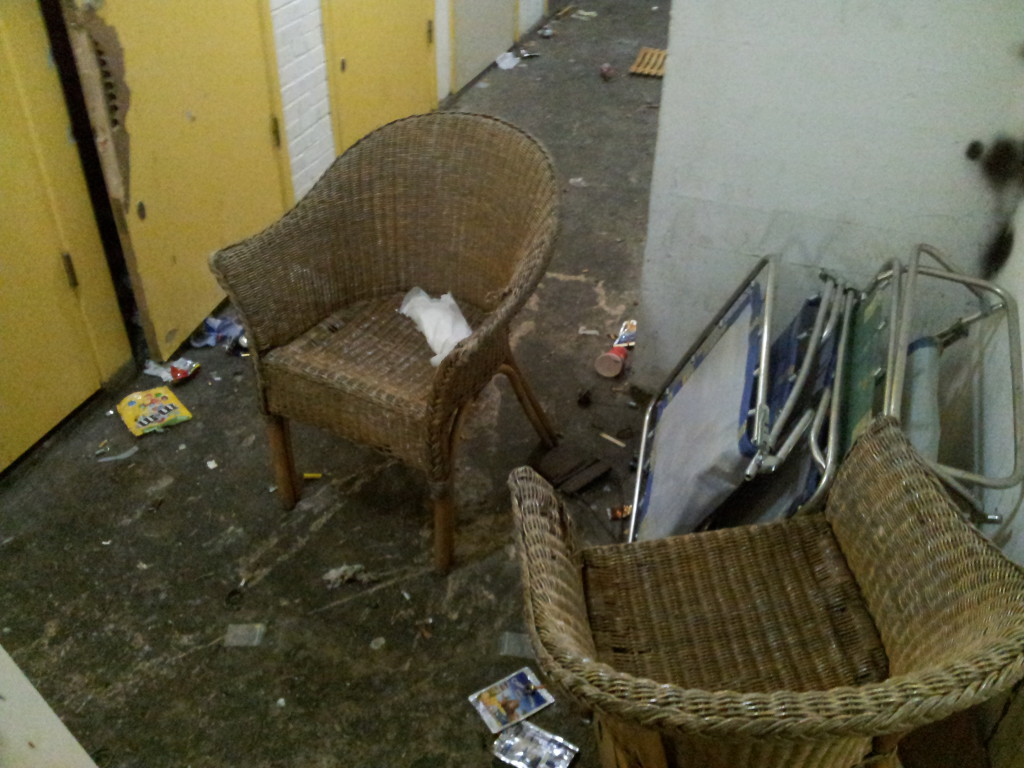 Fietsenkelder na vernielingen